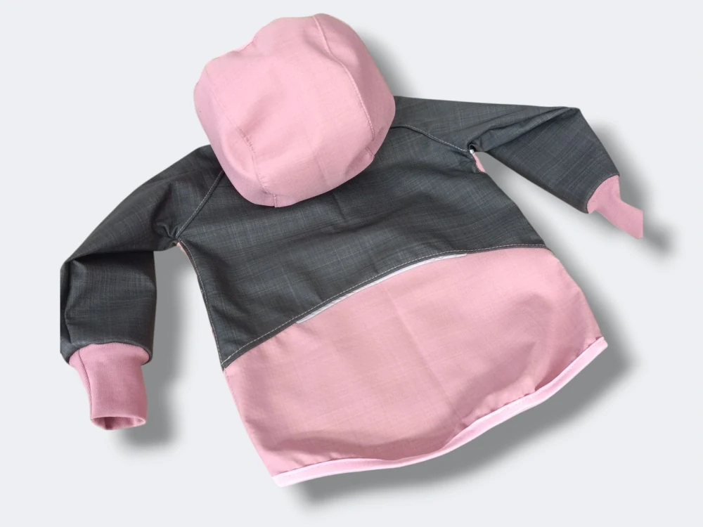 šedorůžová bunda