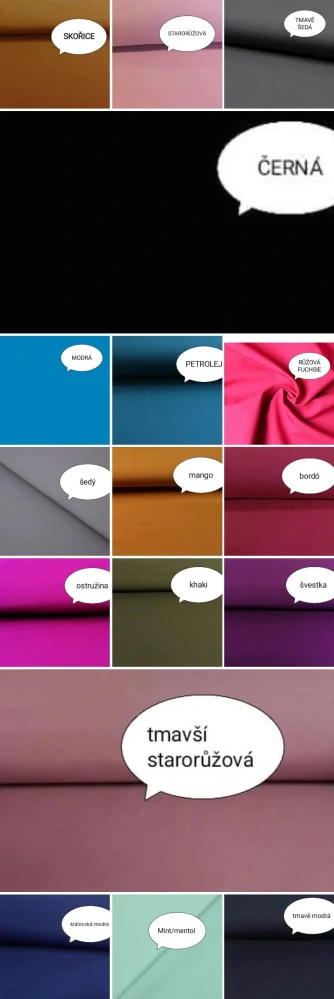 Kalhoty s fleesem  (možné jiné barvy)