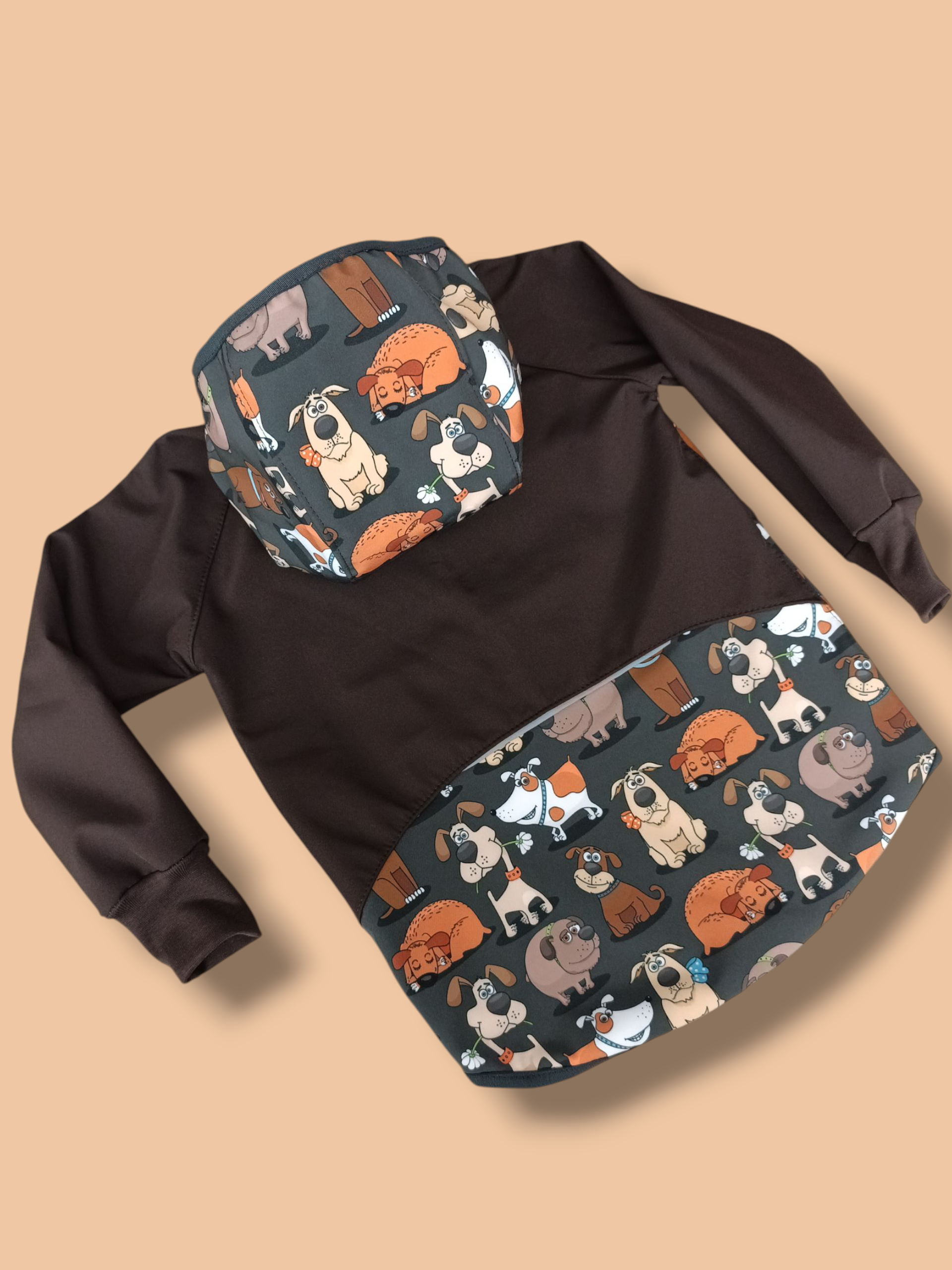 Bunda s fleesem  psí smečka 