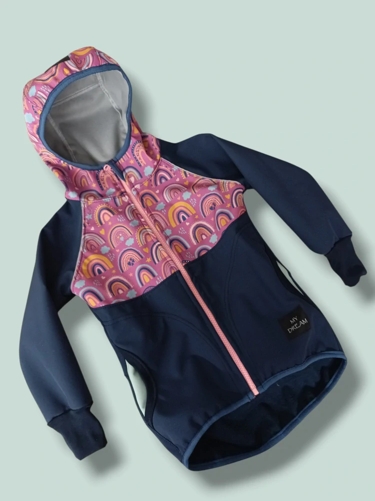 Bunda s fleesem a kalhoty celoroční vel.104