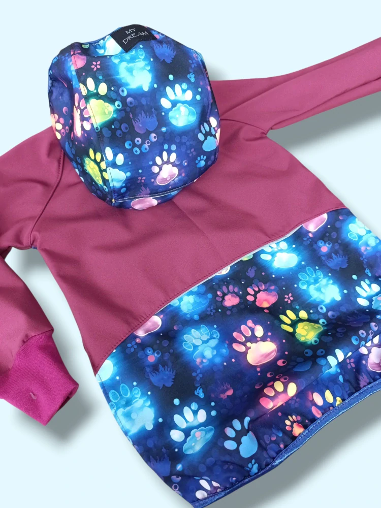 bunda a kalhoty  s fleesem TLAPKY 