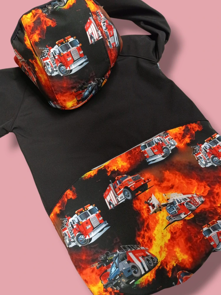 bunda a kalhoty  s fleesem HASIČI 