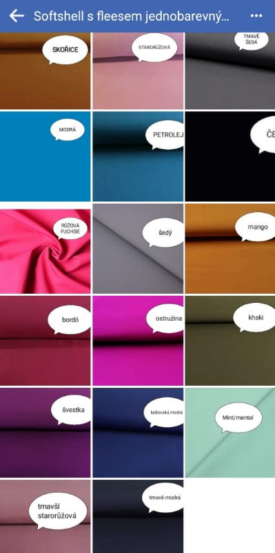 Maskáč klasický- možnost jiných barev