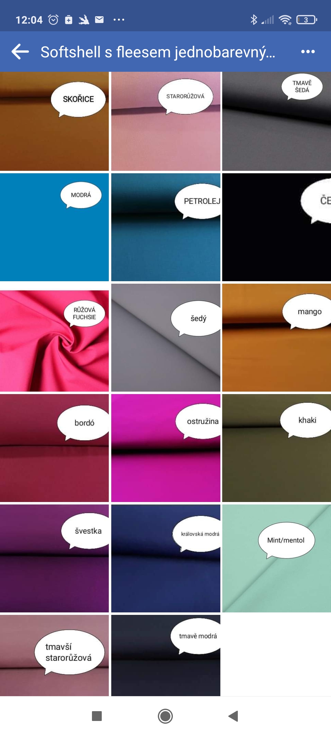 Baletky se starorůžovou -více možných barev