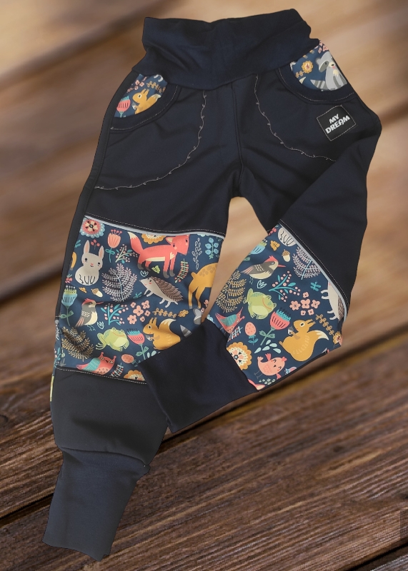 bunda a kalhoty  s fleesem ( více barev na výběr)