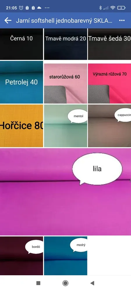 Bunda jarní (možnost výběru barvy a vzoru)