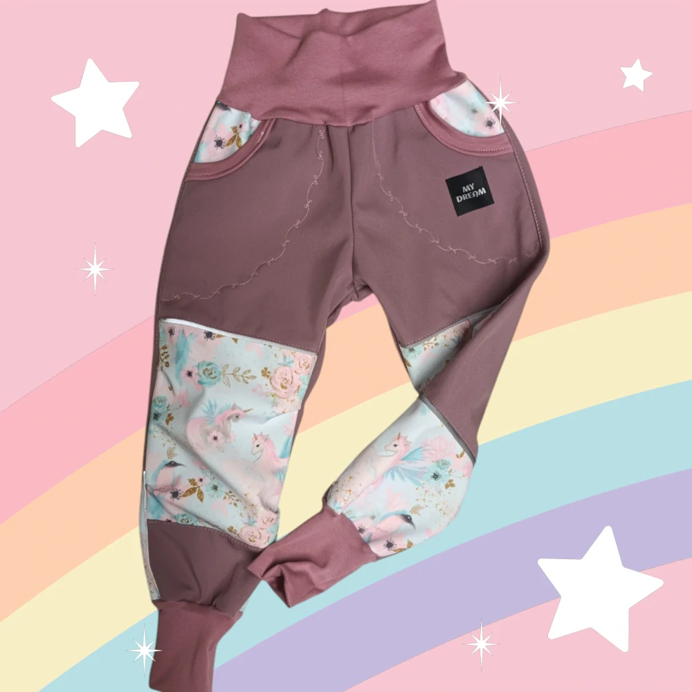 bunda a kalhoty  s fleesem tmavší starorůžova+ Pegas vel.110