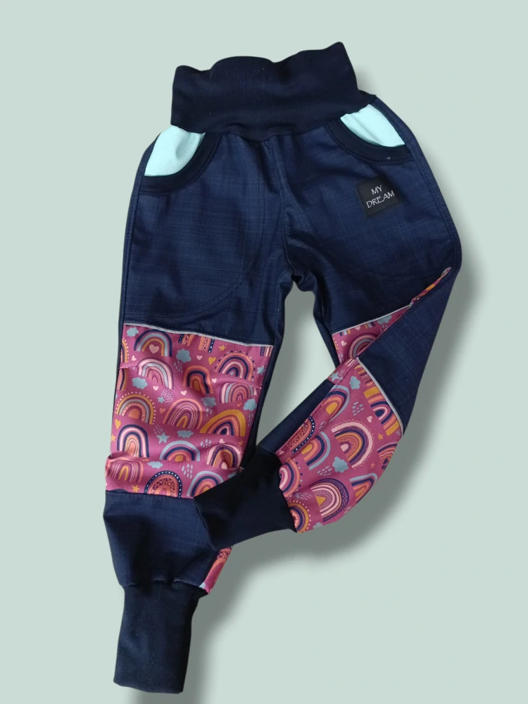 Bunda s fleesem a kalhoty celoroční vel.104