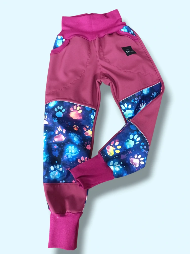 bunda a kalhoty  s fleesem TLAPKY 