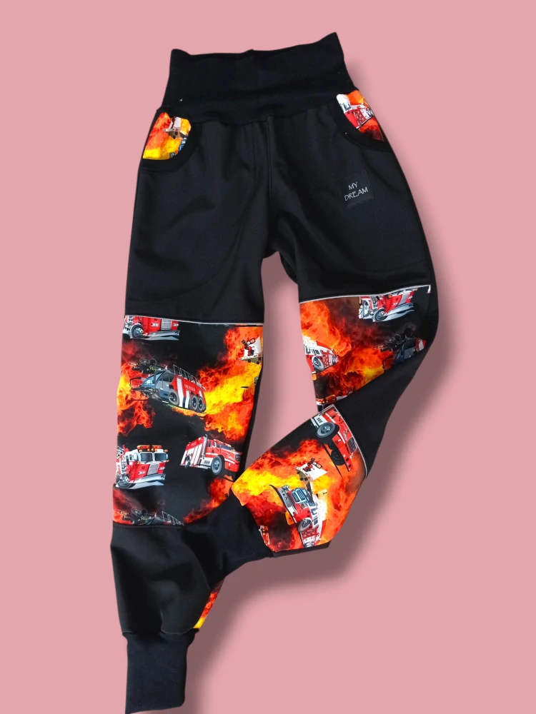 bunda a kalhoty  s fleesem HASIČI 