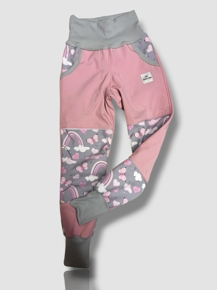 Set vel.122 starorůžova/ duhy 