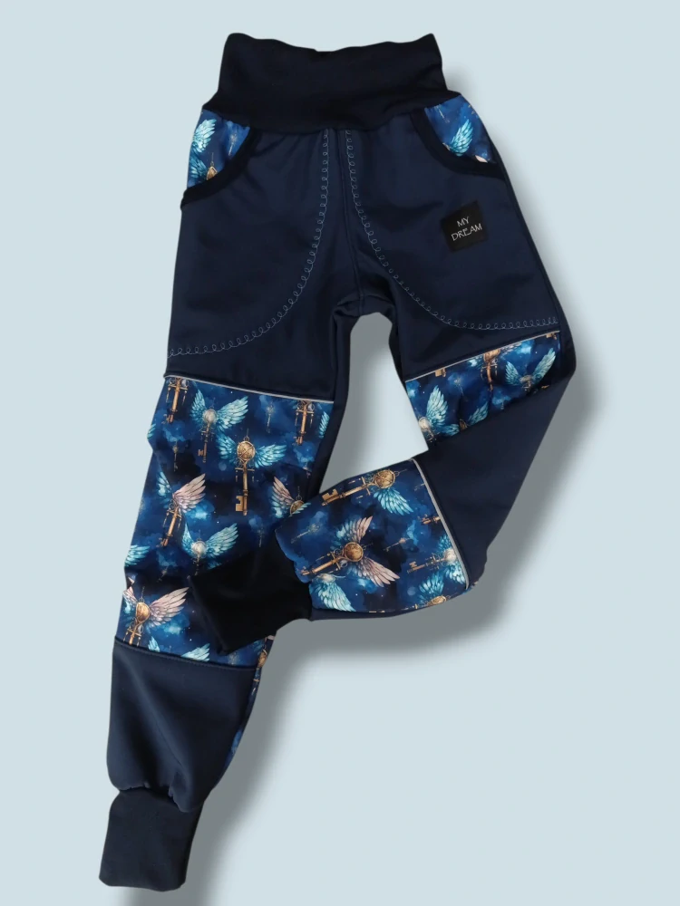 Set andělské klíče / tmavě modrá vel.134