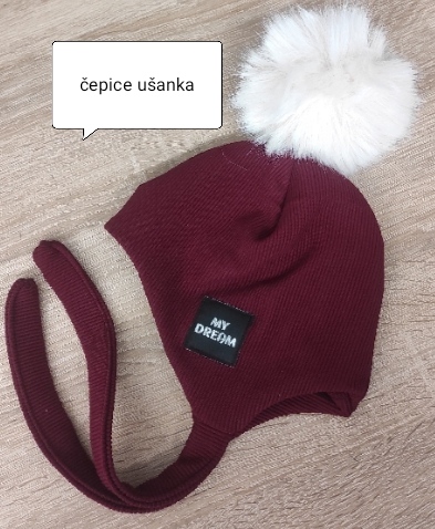 Čepice jaro/podzim (více možných barev)