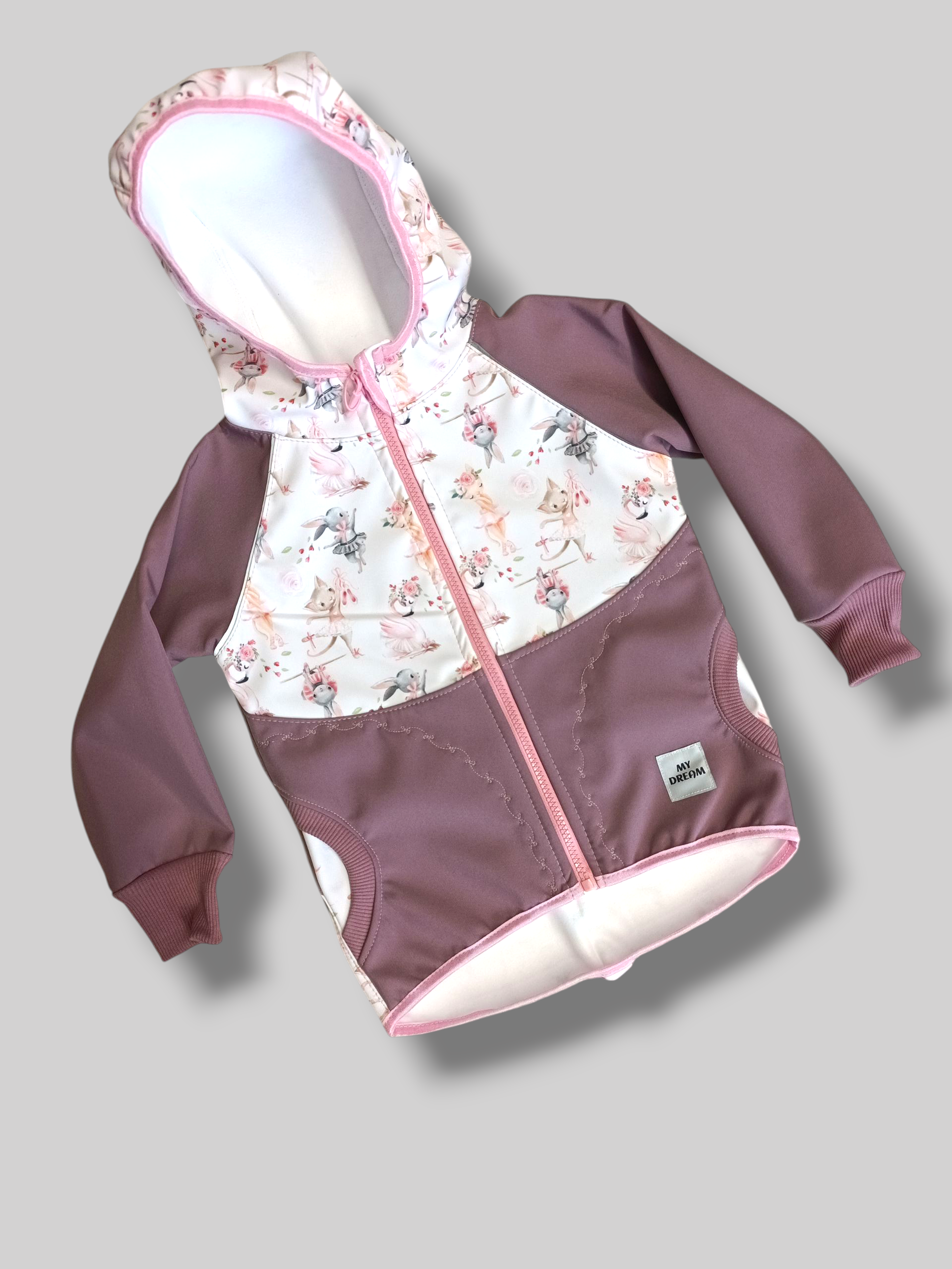 Baletky se starorůžovou (možnost jiných barev)