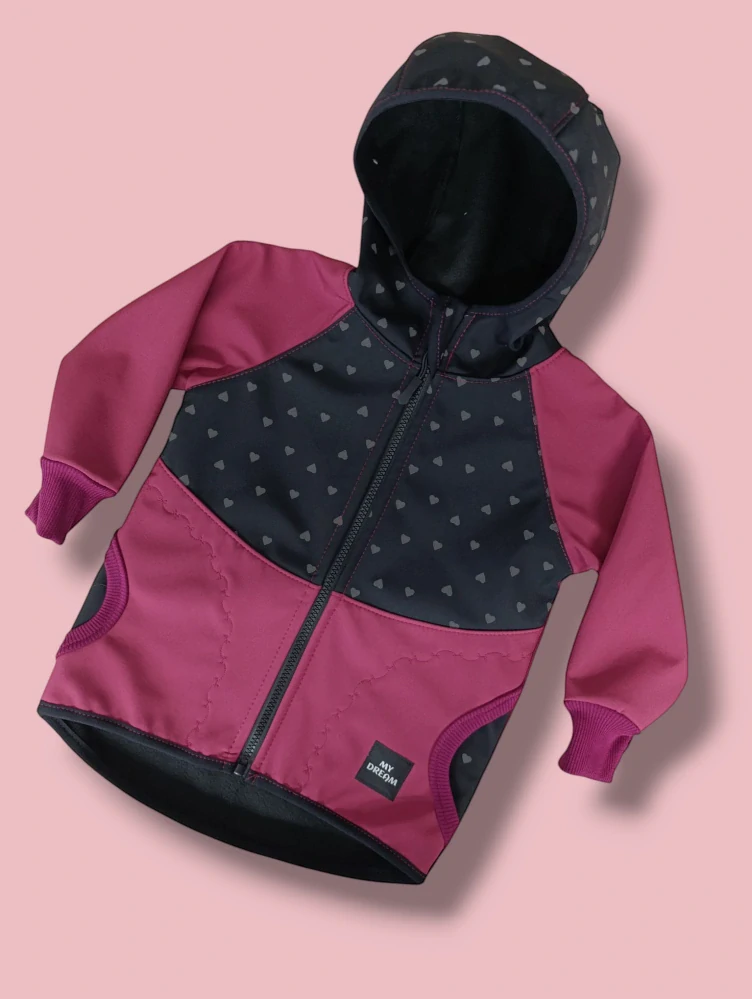 Bunda softshell s fleesem (více možných barev)