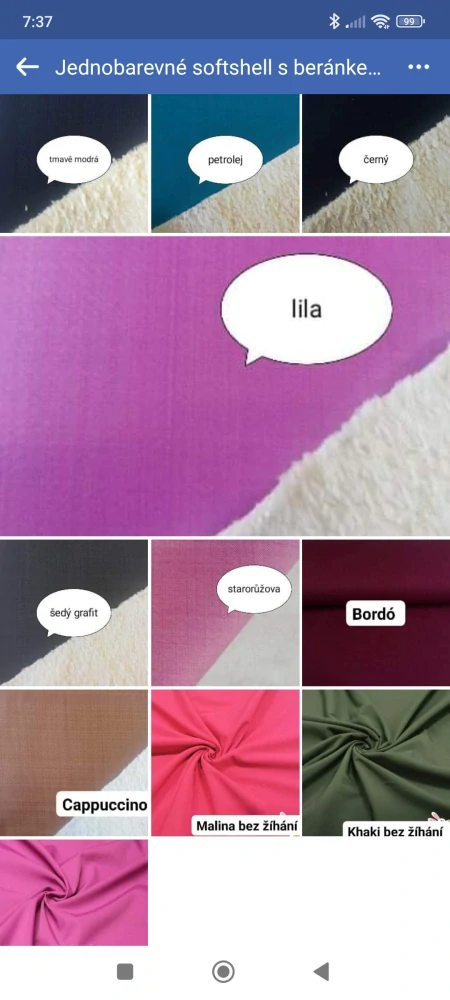 Bunda softshell s beránkem (více možných barev)