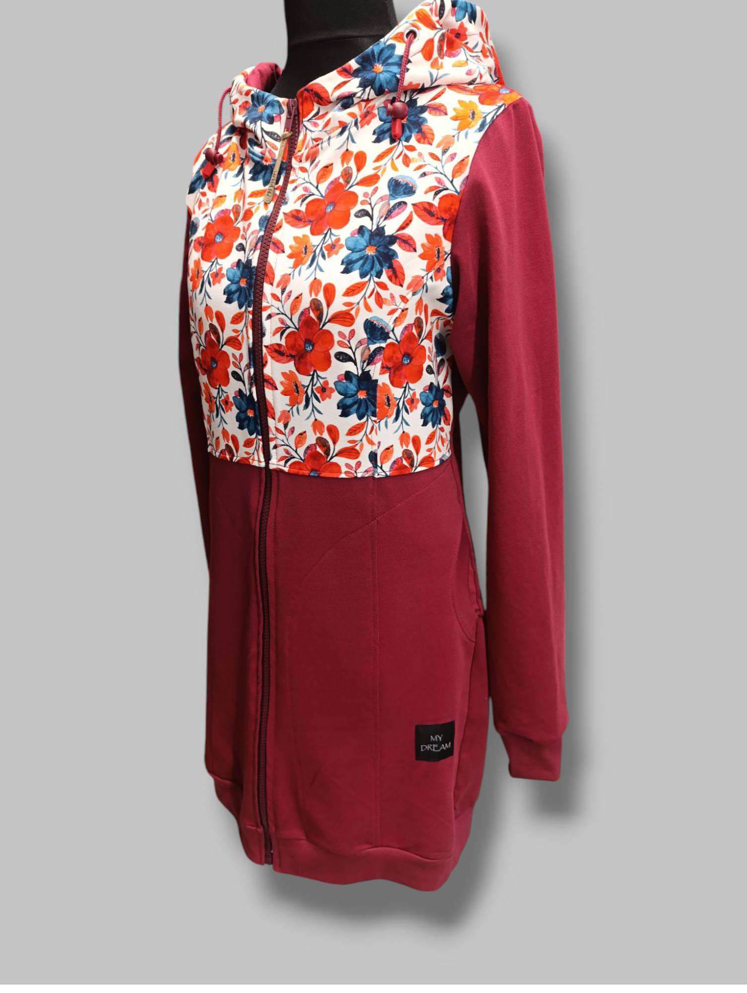 mikinokabát dámský na přání barva i vzor 