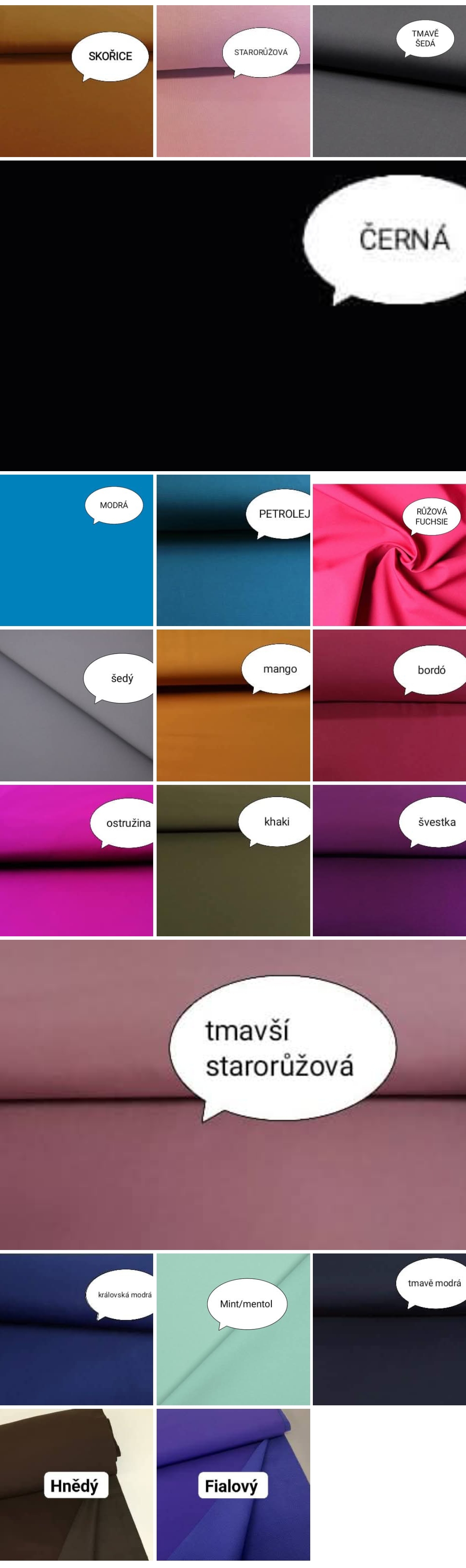 Lišky (možnost jiných barev)