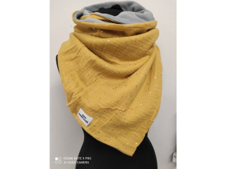 HOŘČICE SE ZLATÝMI FLÍČKY/ šedý flees